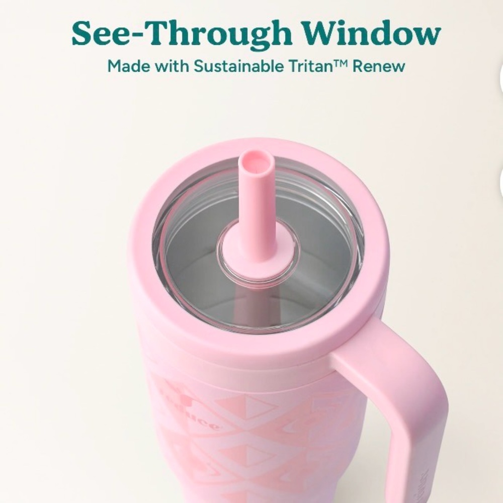 Reduce Jamie Makeup 40oz Tumbler Chiller Spill-Proof Mystic Eye Candy Pink - Picture 5 of 11
